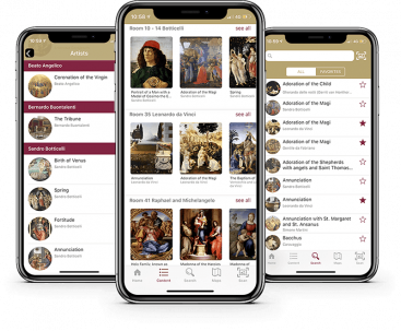 uffizi audio guide app